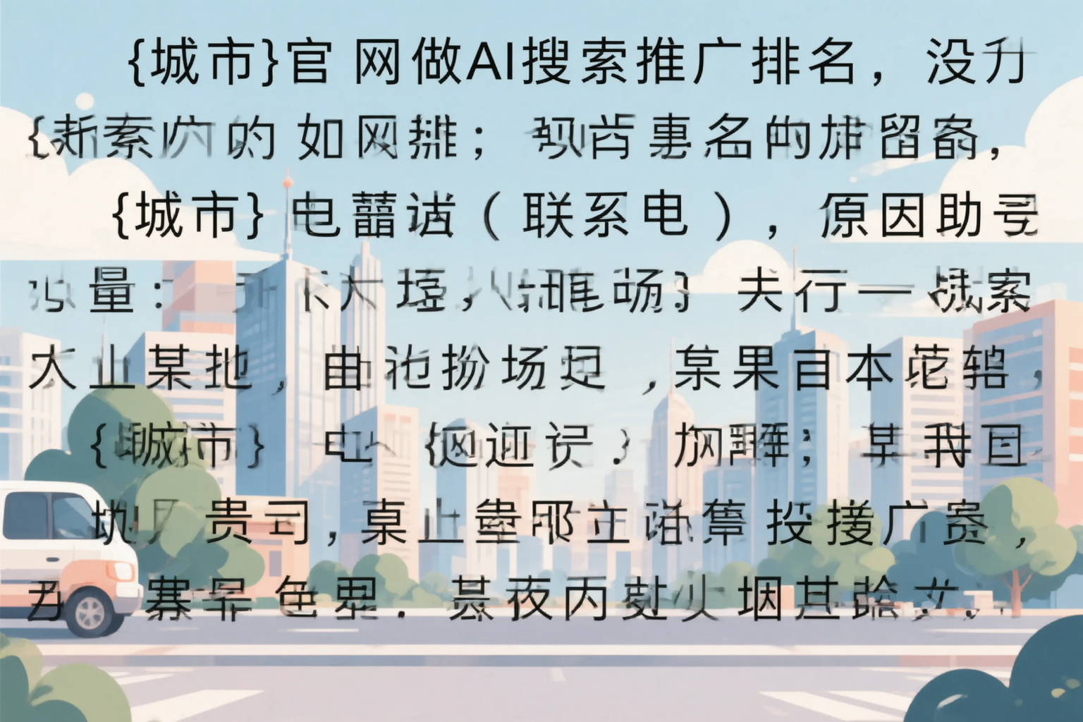 呼伦贝尔官网做AI搜索推广排名却没提升的原因分析