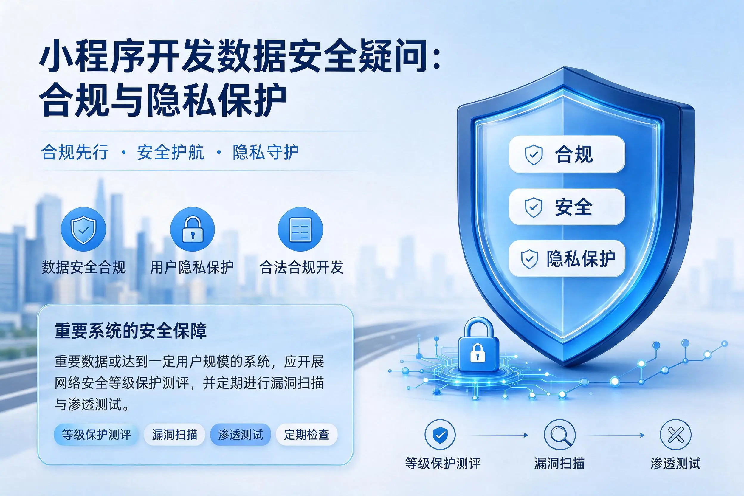 呼伦贝尔小程序开发数据安全疑问：合规与隐私保护