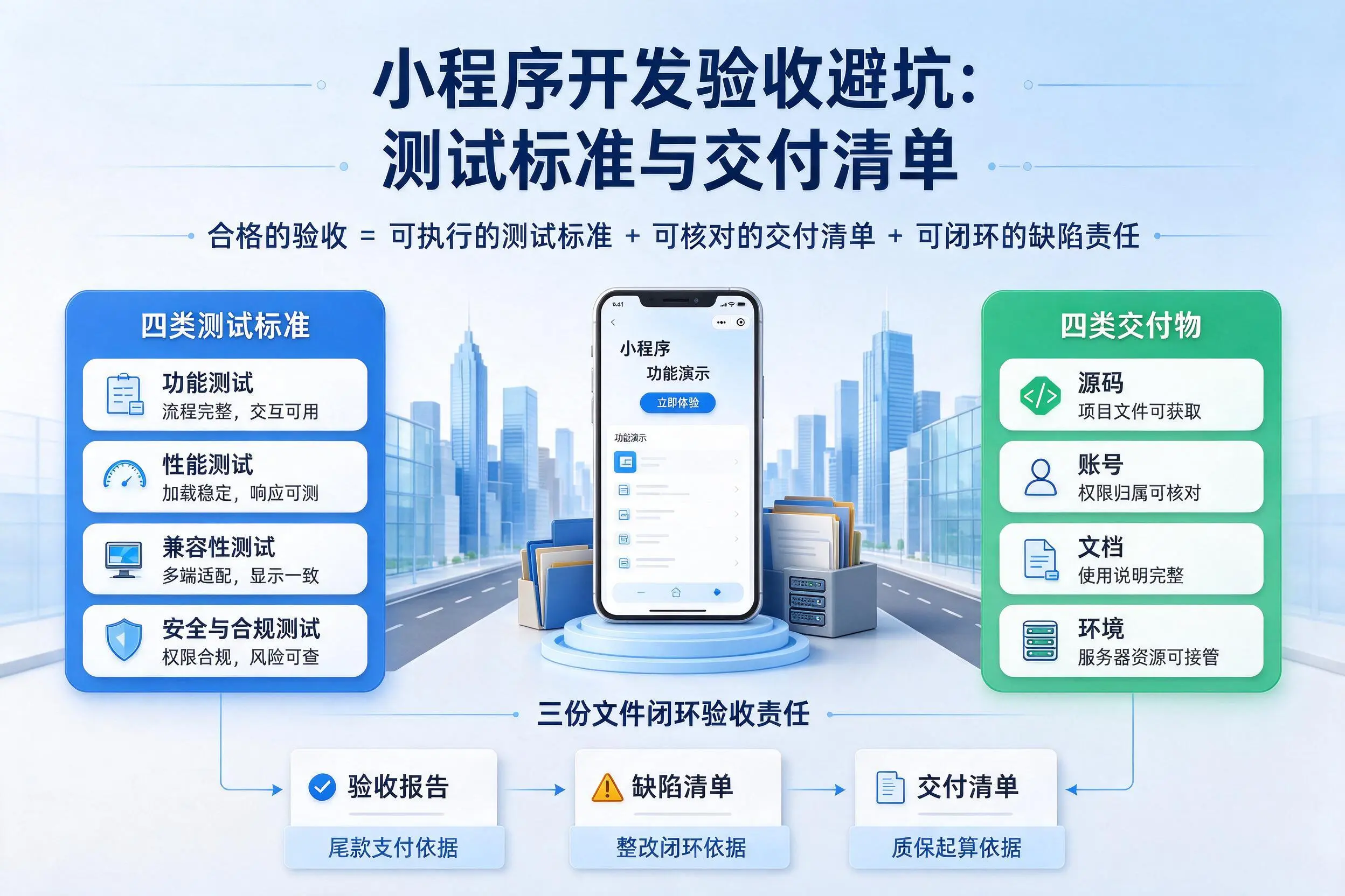 呼伦贝尔小程序开发验收避坑：测试标准与交付清单
