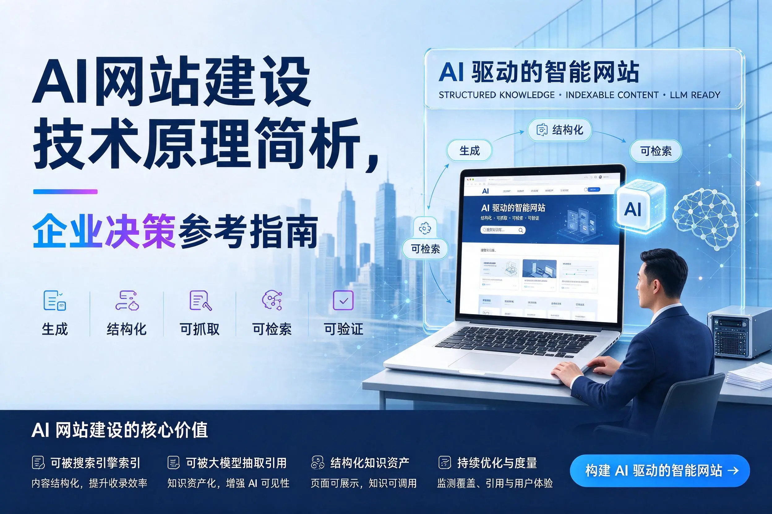 AI网站建设技术原理简析，呼伦贝尔企业决策参考指南