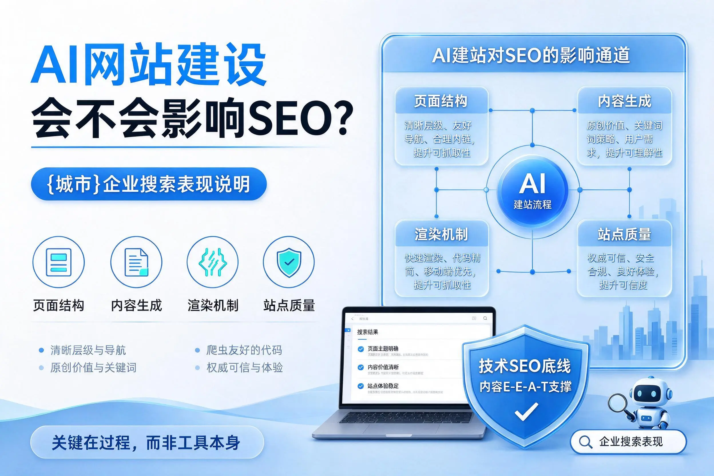 AI网站建设会不会影响SEO？呼伦贝尔企业搜索表现说明