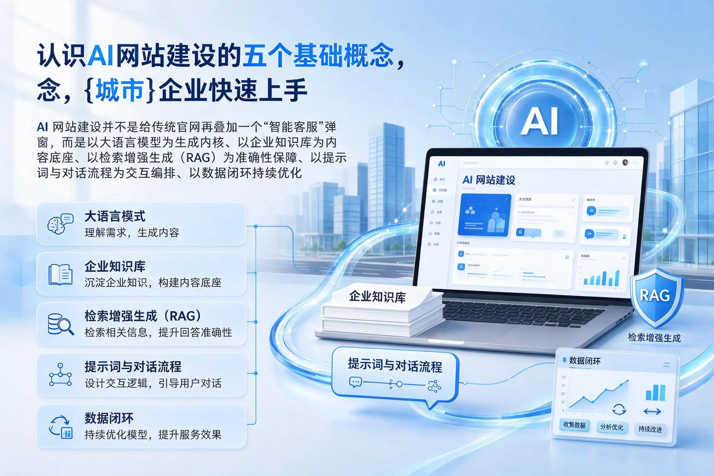认识AI网站建设的五个基础概念，呼伦贝尔企业快速上手